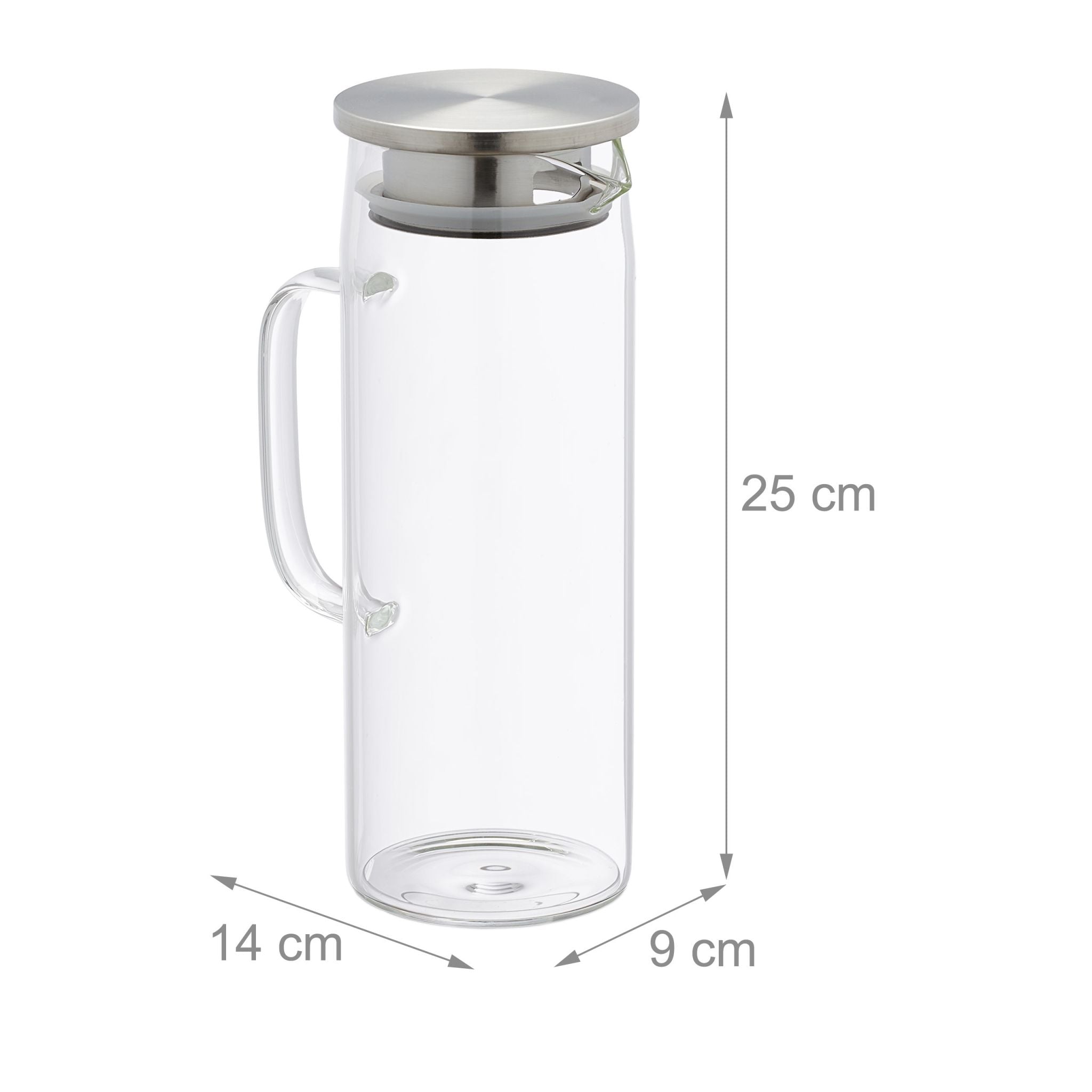 Borosilicate Glass Bottle 1.5L