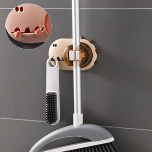 Cartoon Wall Mounted Mop Holder