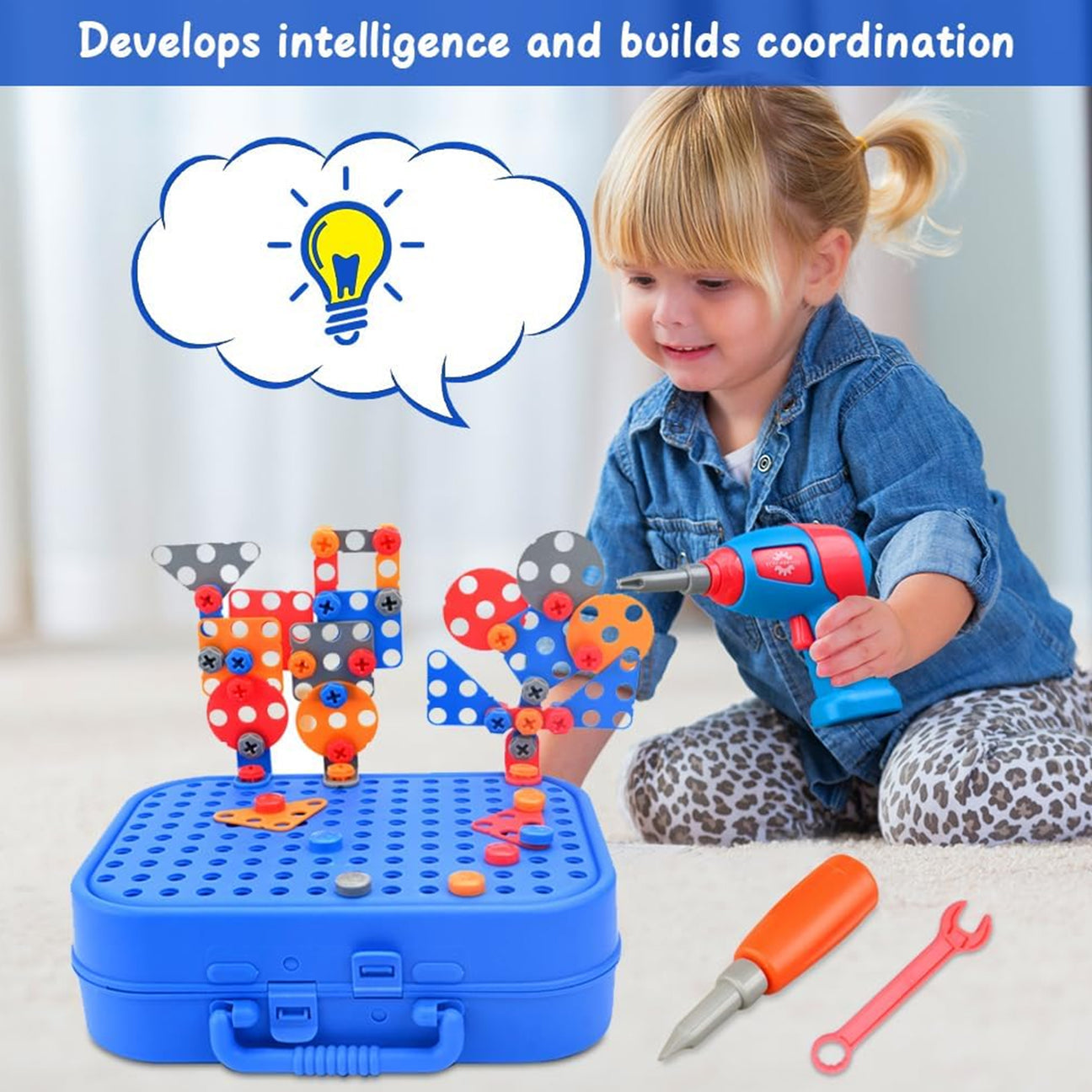 Kids Dinosaur Tool Set Game