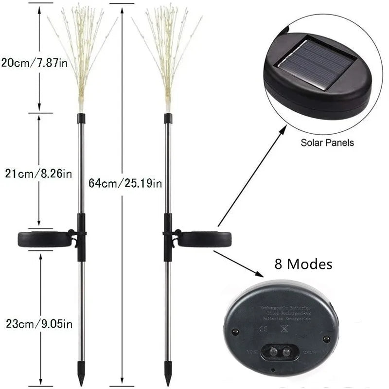 Solar Firework Light