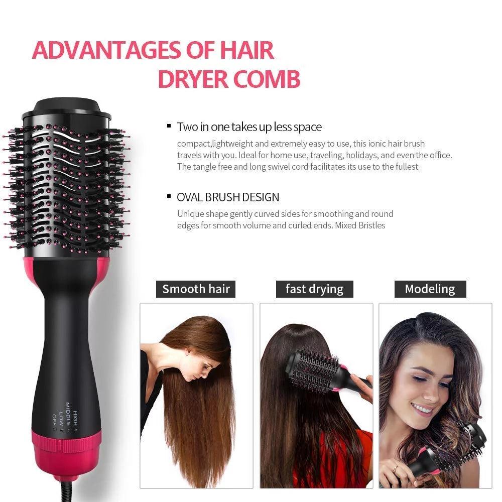 3 in 1 Heated Hairbrush Dryer & Volumizer - 961stores
