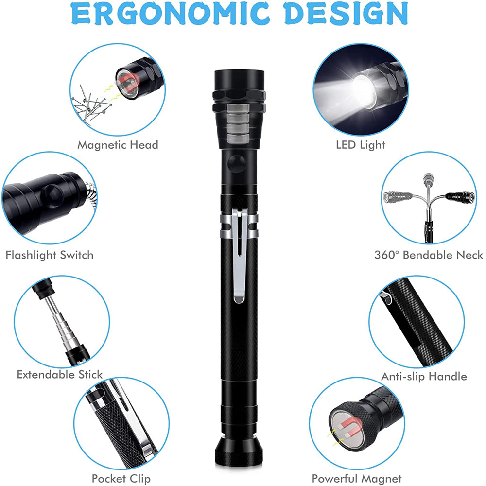 Telescopic Magnetic LED Tool