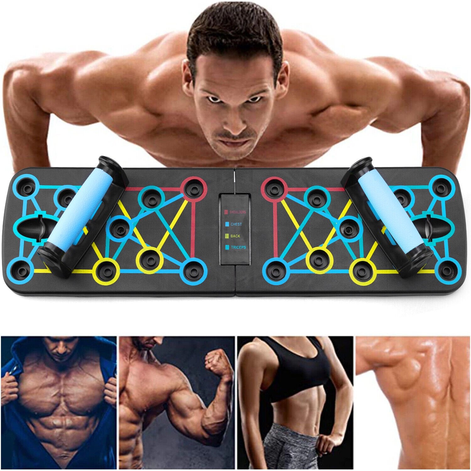 18 in 1 Foldable Push Up Board