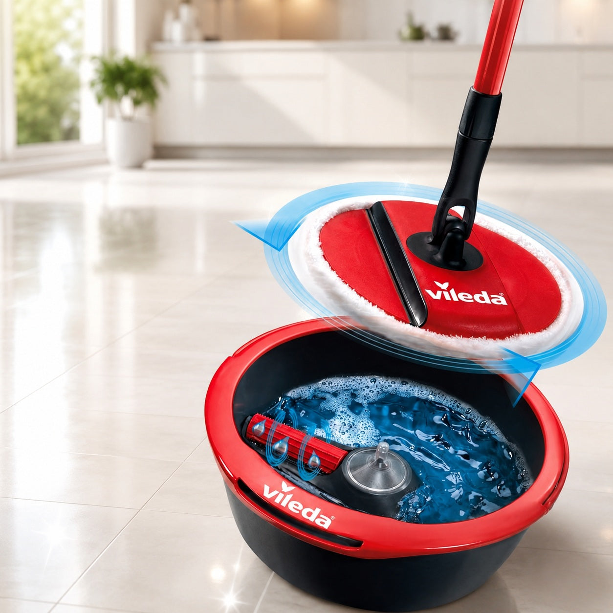 Vileda Spin & Clean Mop Set