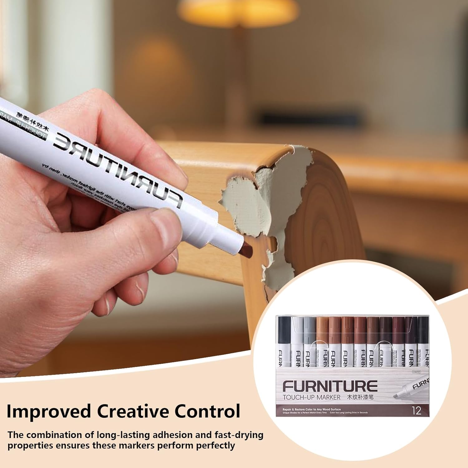 Scratch Repair Markers (Set of 12 Pens)