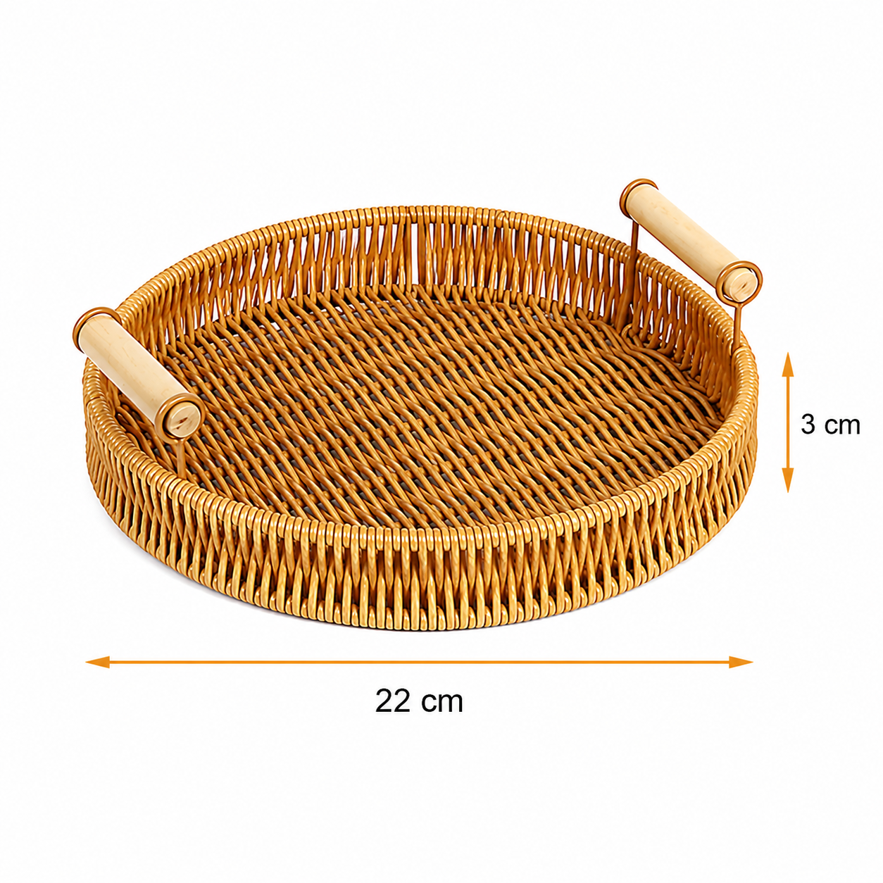 Decorative Serving Rattan Tray