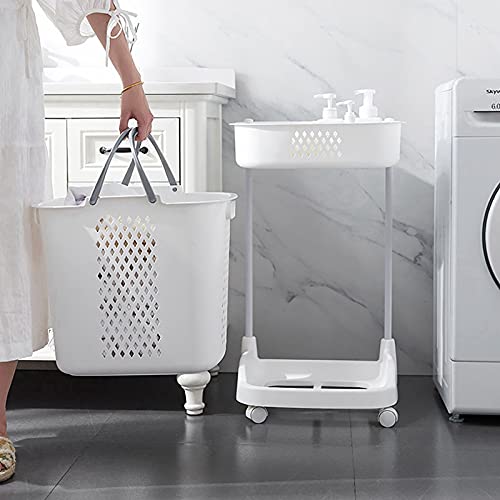 Rolling Laundry Storage Rack