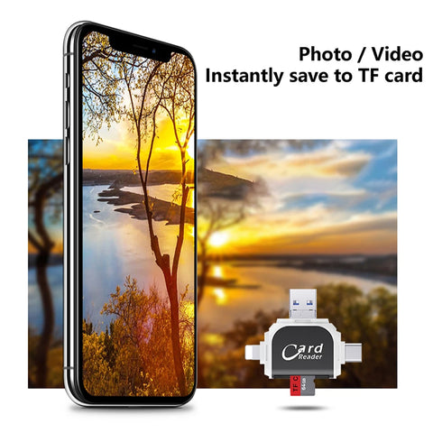 4-in-1 Universal Memory Card Reader