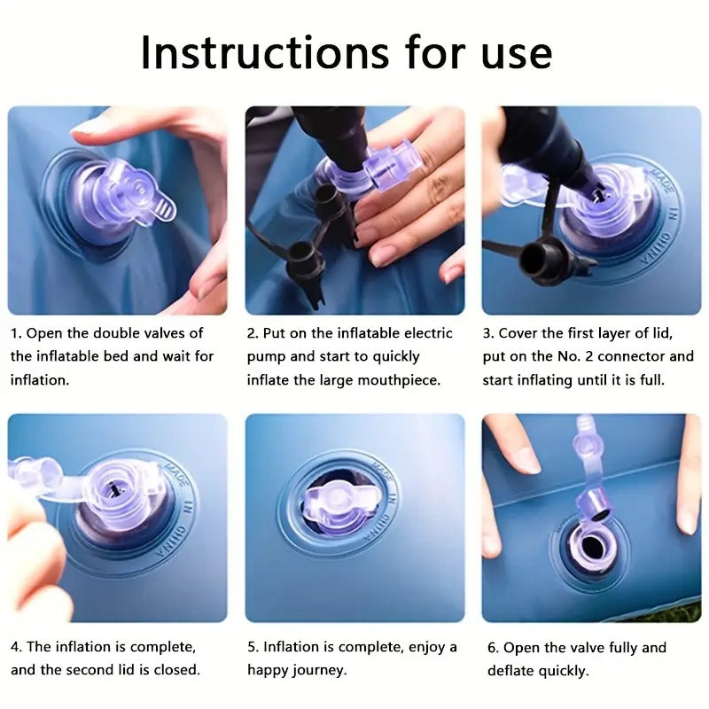 Inflatable Car Mattress with Pillows