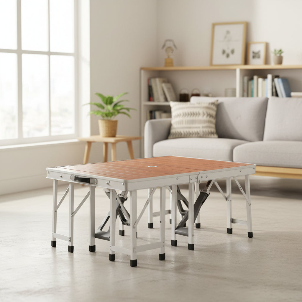 Bamboo Portable Picnic Table