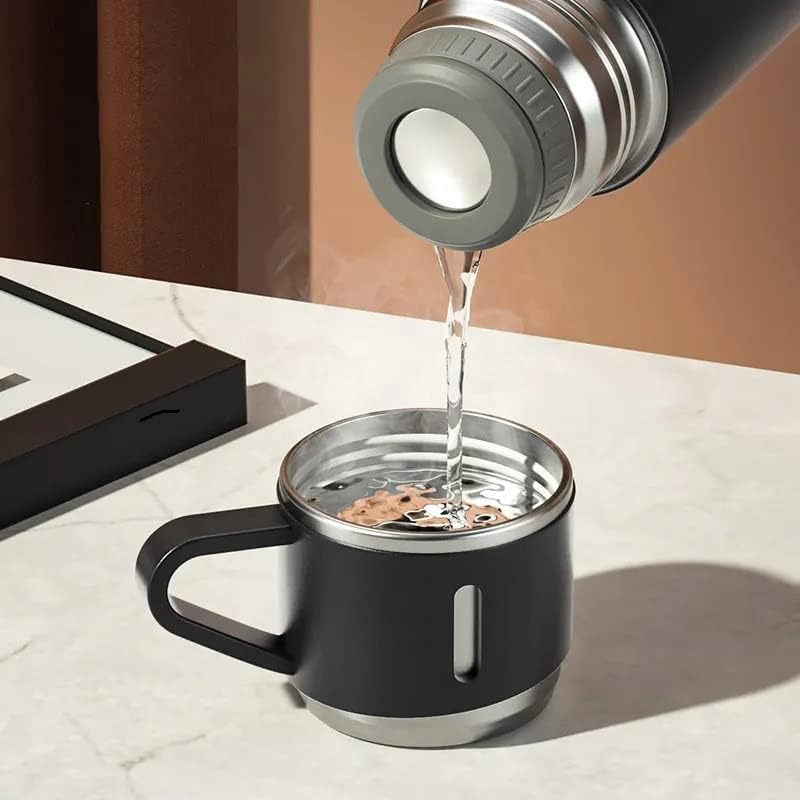 500ml Vacuum Insulated Bottle + 3 cups