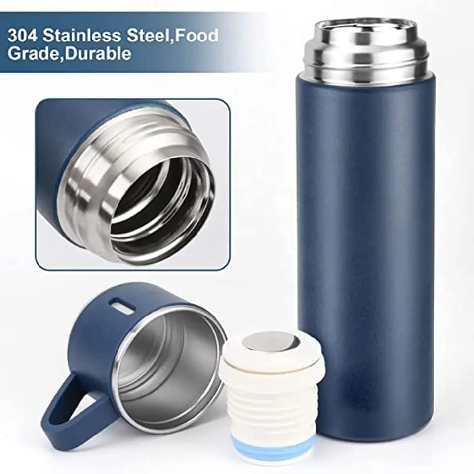 500ml Vacuum Insulated Bottle + 3 cups