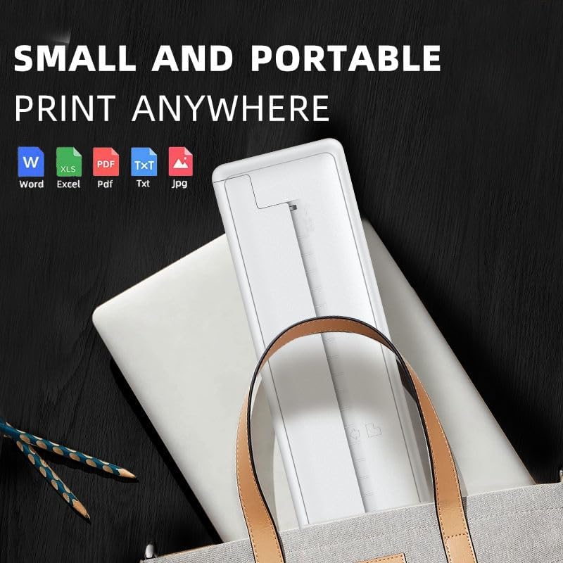 Portable Thermal A4 Printer + 10 Thermal Papers