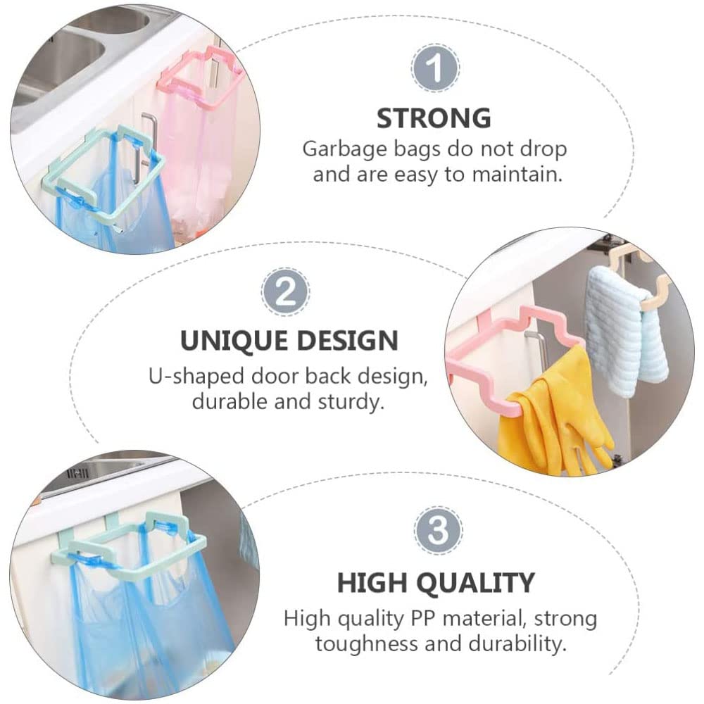 Hanging Garbage Bag & Towel Rack
