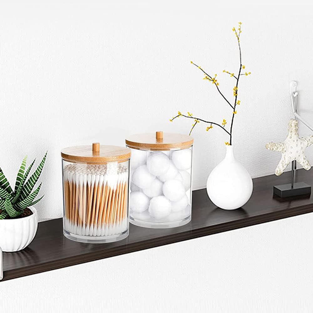 Bamboo-Lid Storage Jar