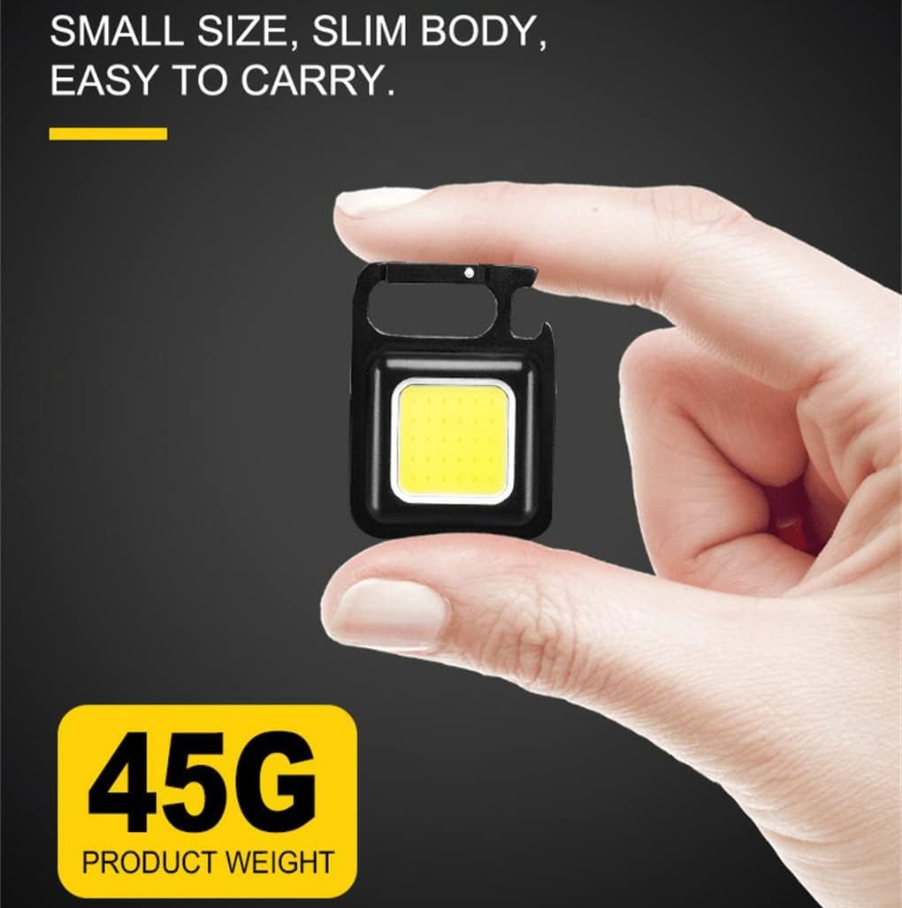 Magnetic Keychain Mini Flashlight