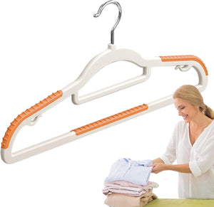 Anti-Slip Plastic Hangers (10 pcs)