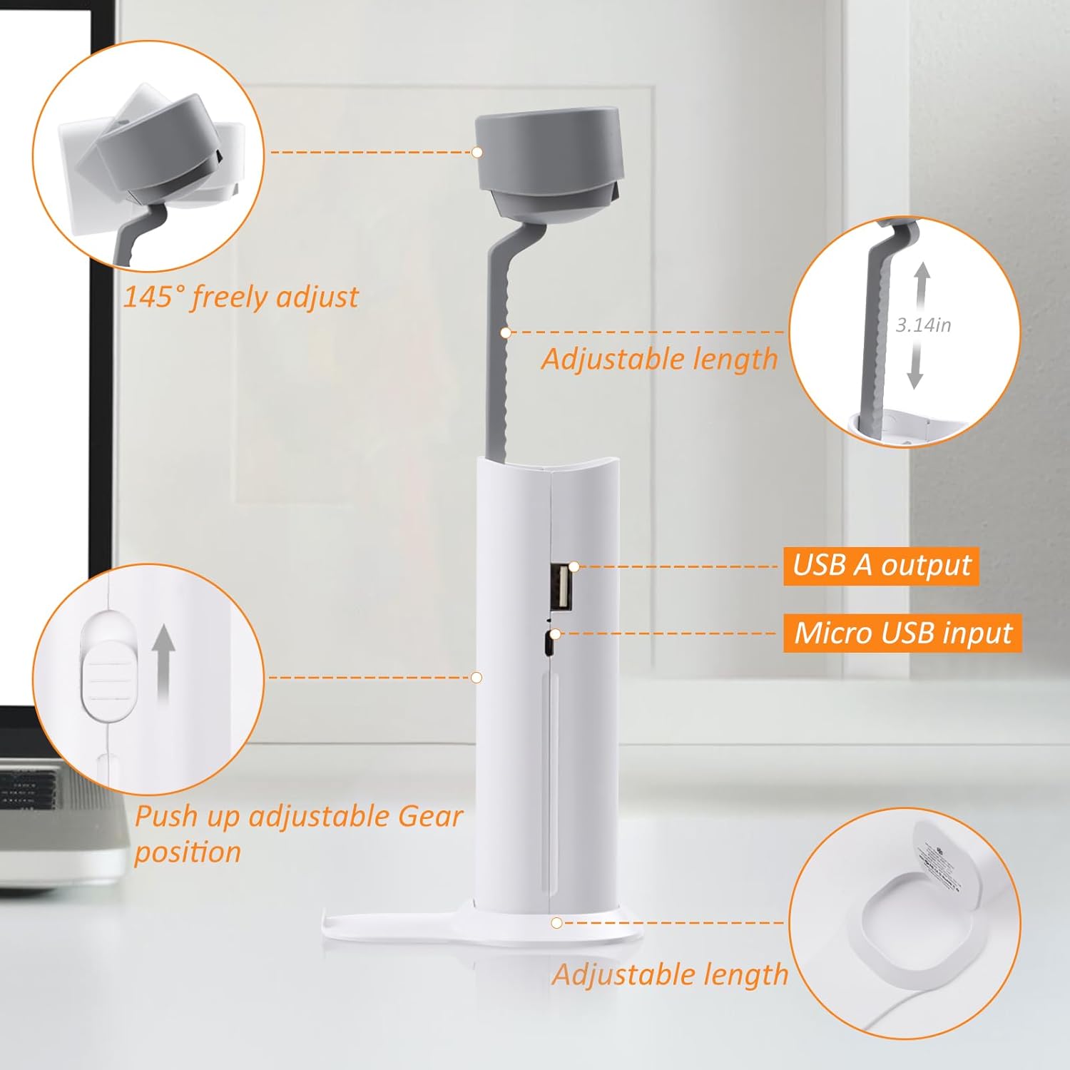 Foldable LED Lamp and Power Bank