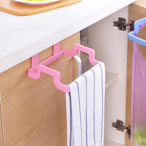 Hanging Garbage Bag & Towel Rack