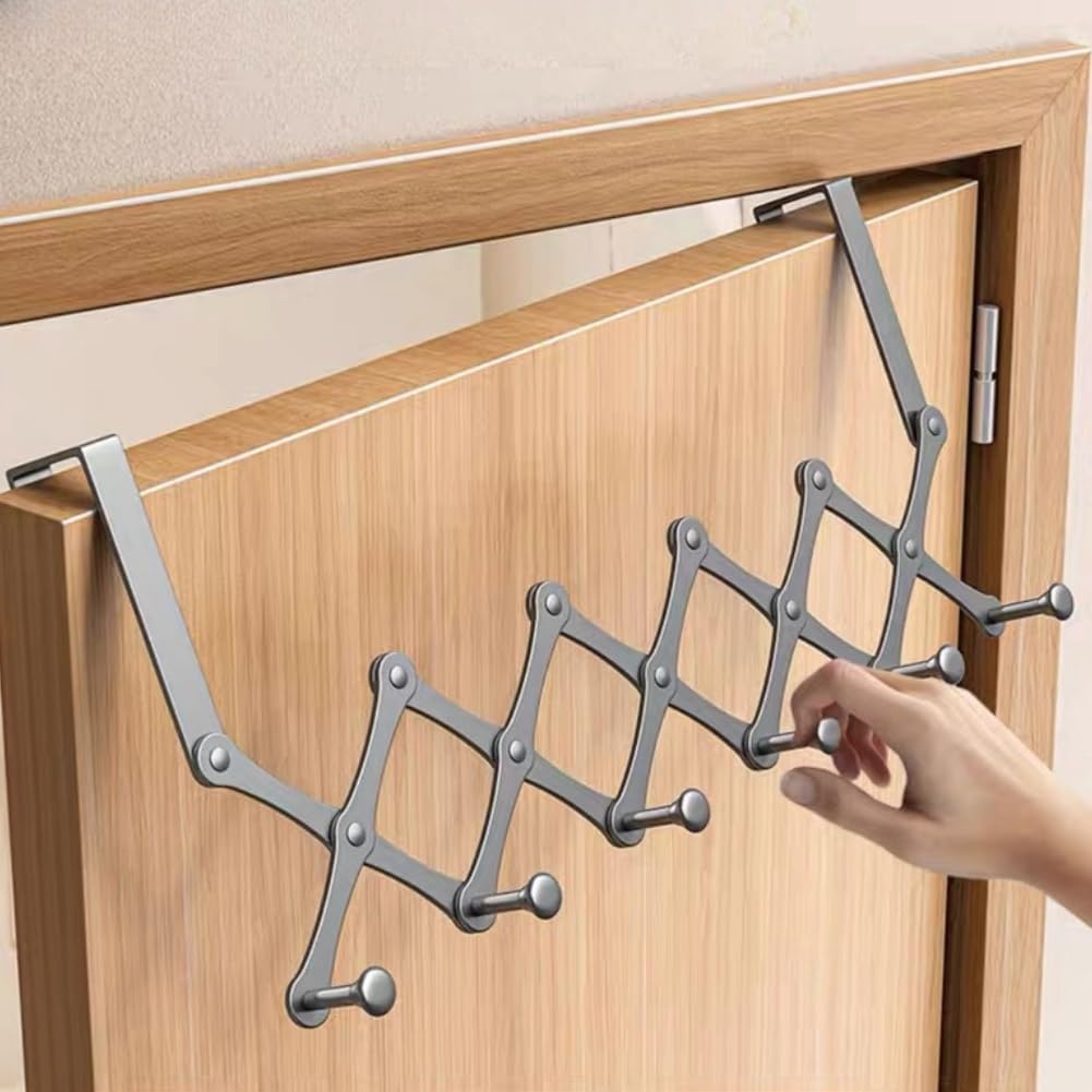 Retractable Door-Mounted Organizer