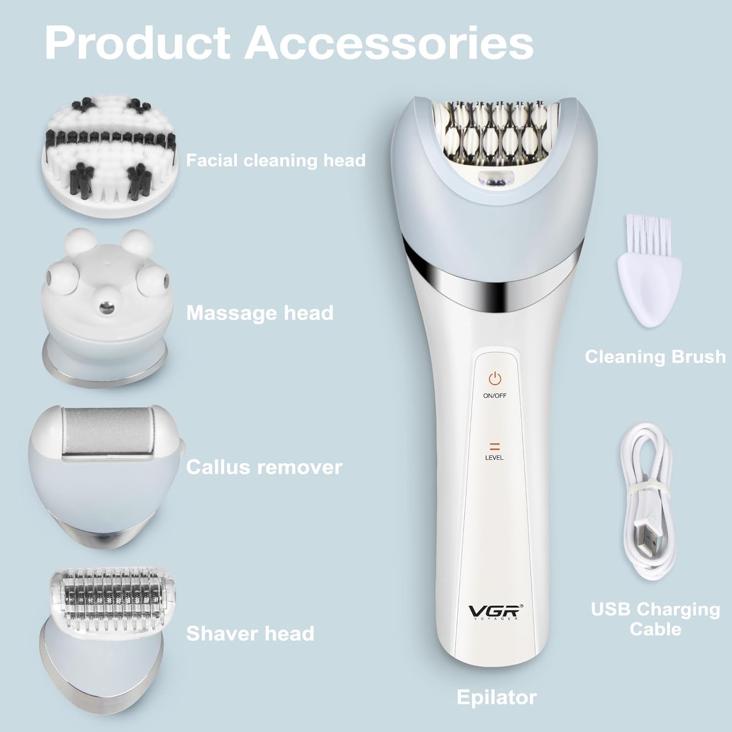 VGR V-703 Professional 5-in-1 Women Grooming