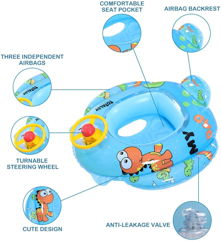 Baby Swim Float with Steering Wheel