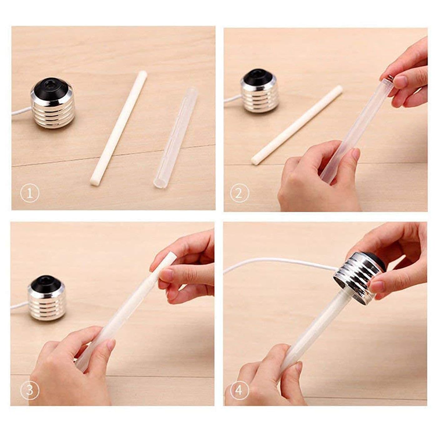 LED Light Bulb Humidifier