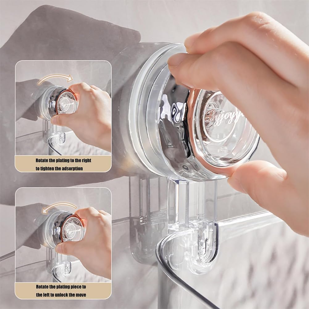 Acrylic Suction Shower Storage