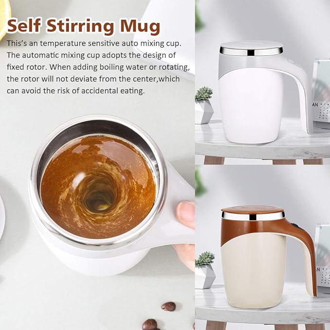 Self-Stirring Magnetic Mug
