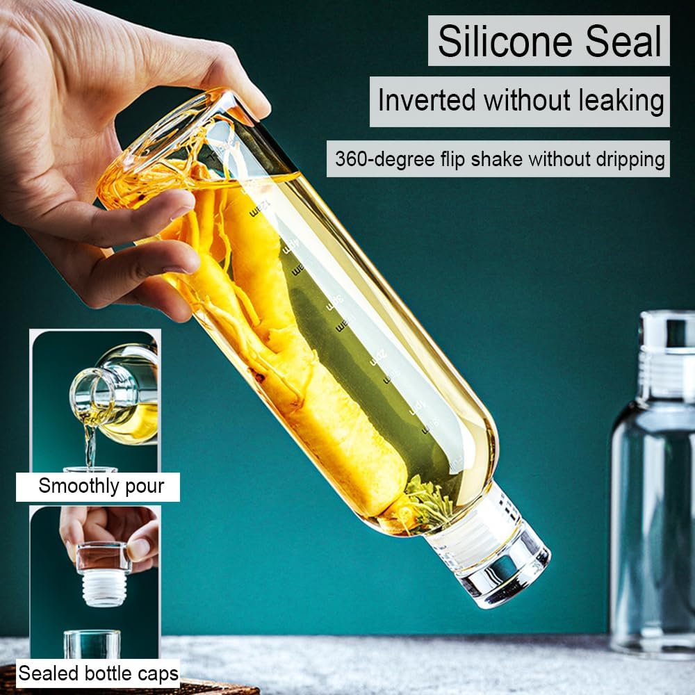 Borosilicate Glass Water Bottle 750ml