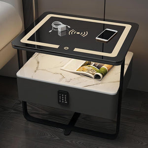Smart Lock Bedside Table