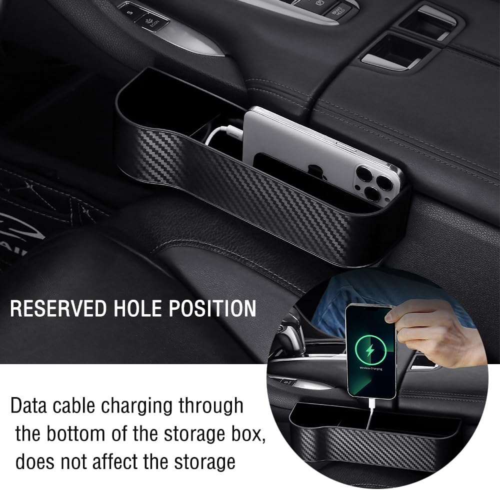 Carbon Fiber Car Seat Organizer