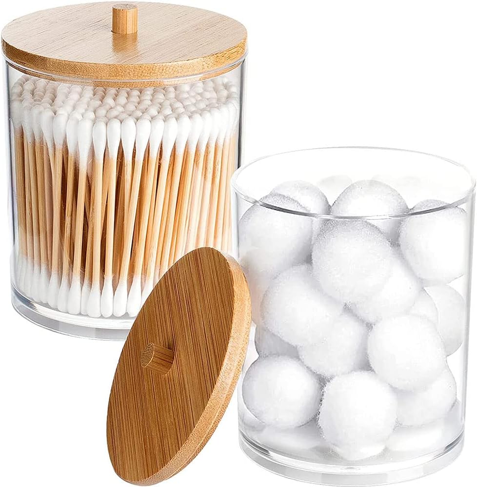 Bamboo-Lid Storage Jar