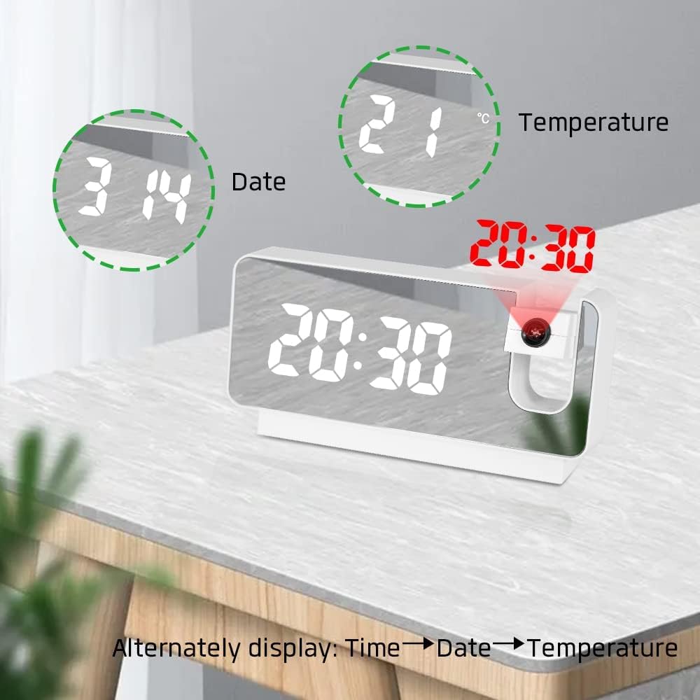 Digital Projection Alarm Clock