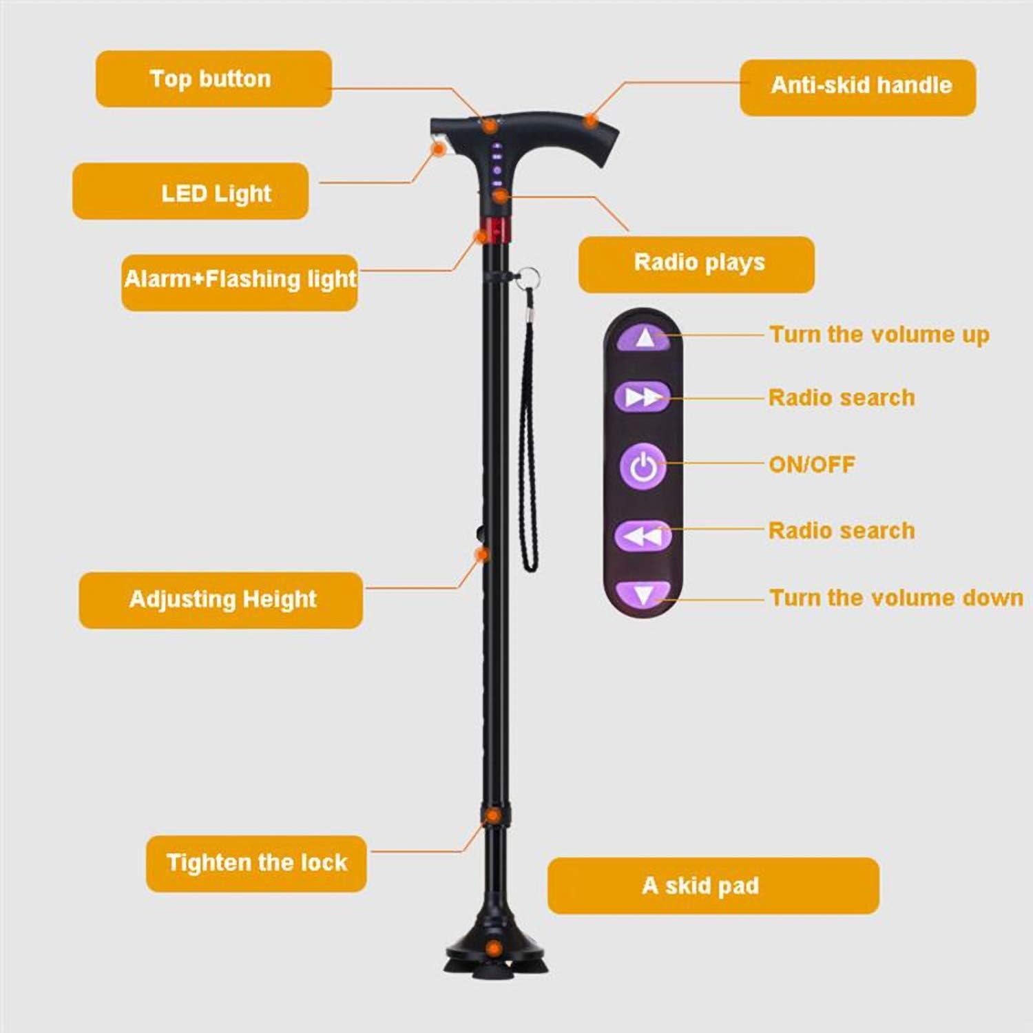 Multifunctional Smart Cane