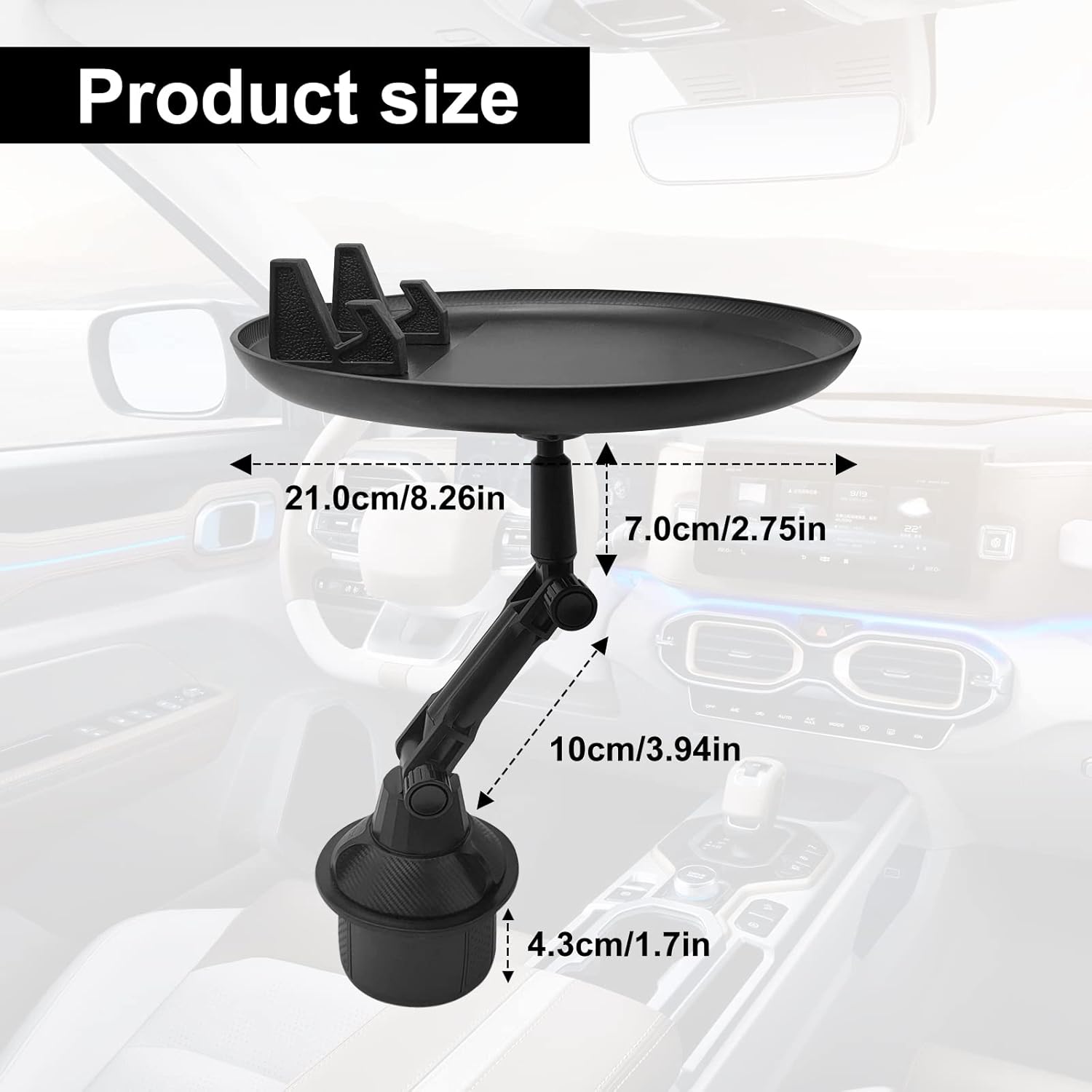 Car Food Tray Phone Slot
