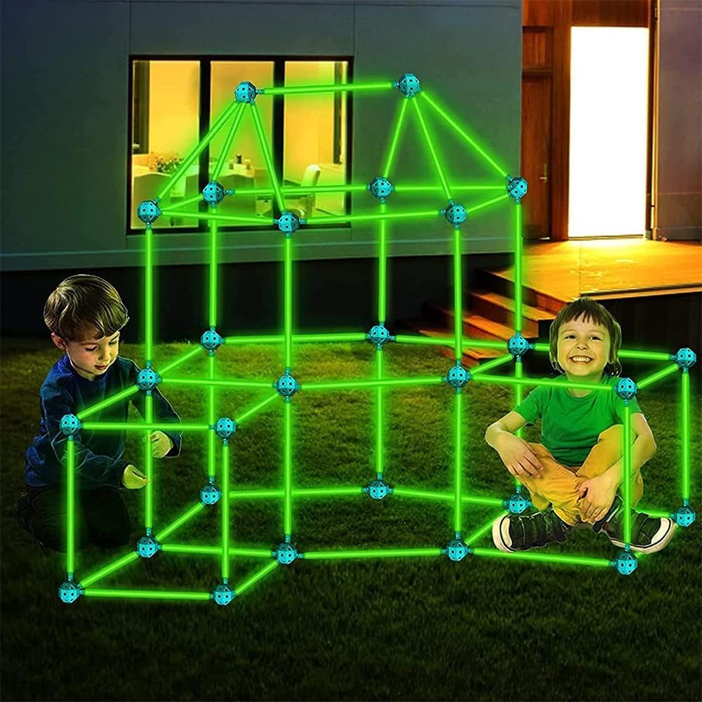 Kids Fort Building Kit – 100 Pieces Set