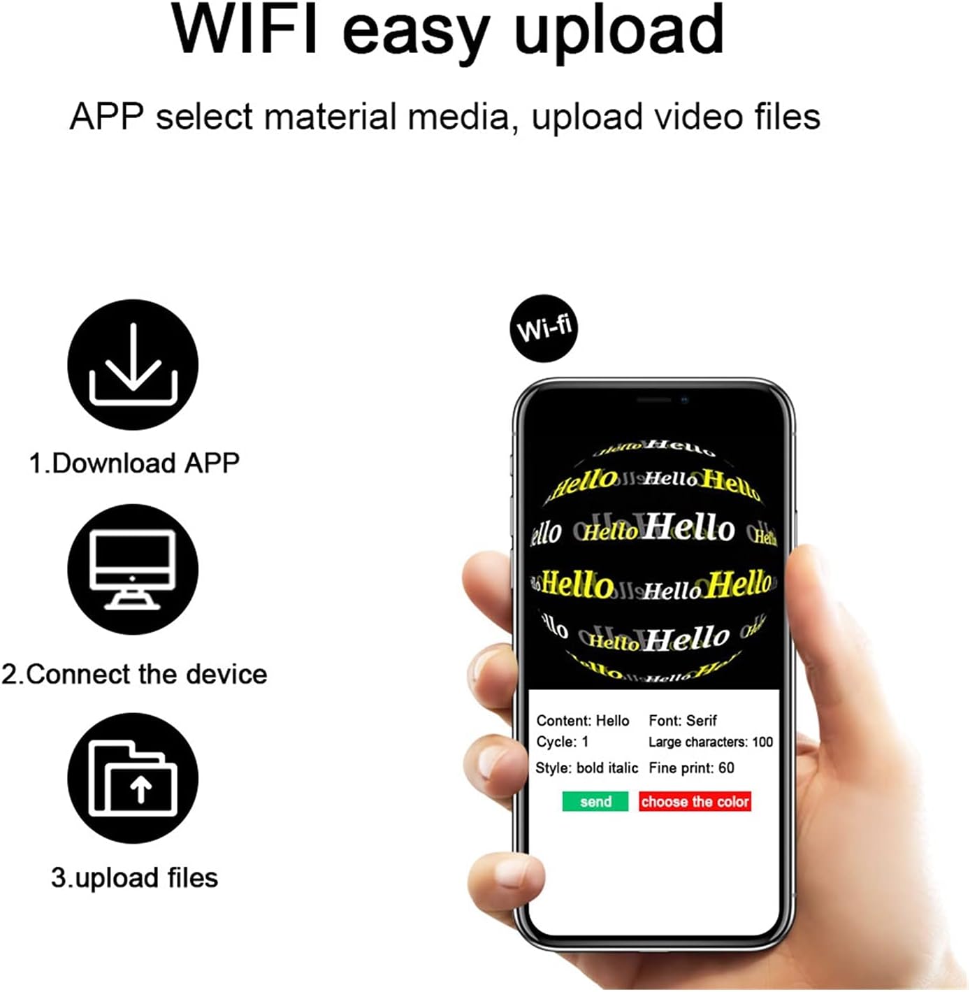 3D Hologram Fan Projector