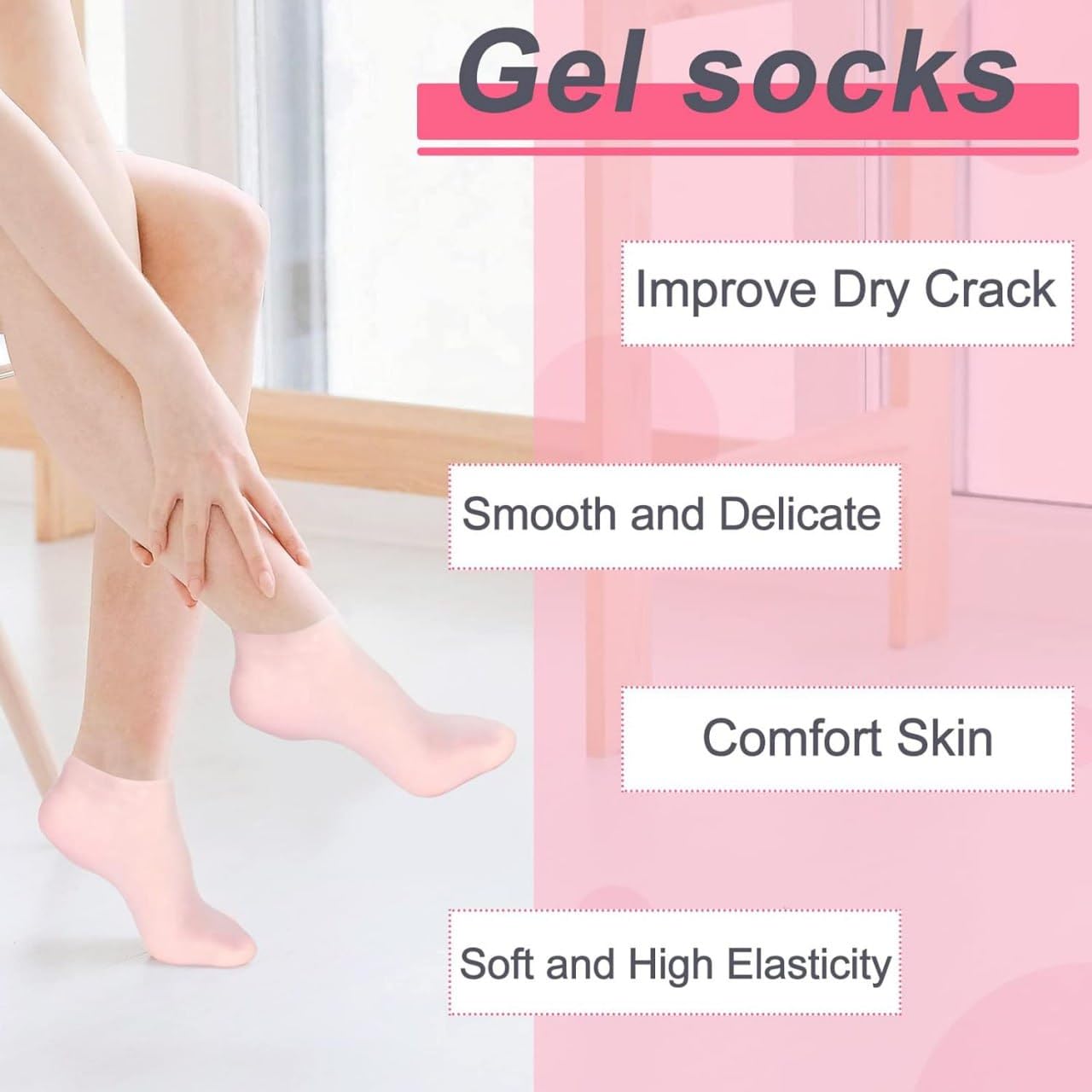 Moisturizing Gel Socks