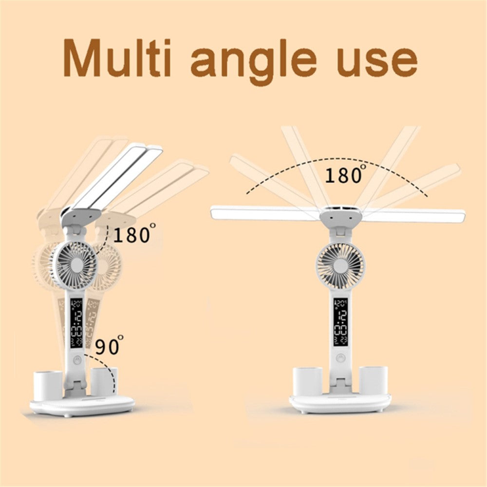 Multi Function Fan LED Desk Lamp