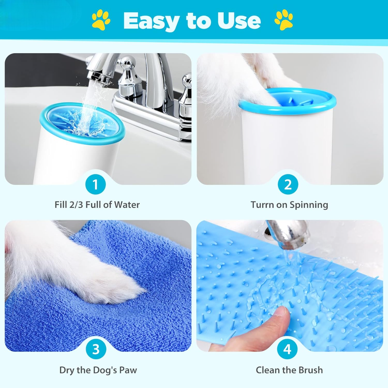 Electric Pet Leg Cleaner
