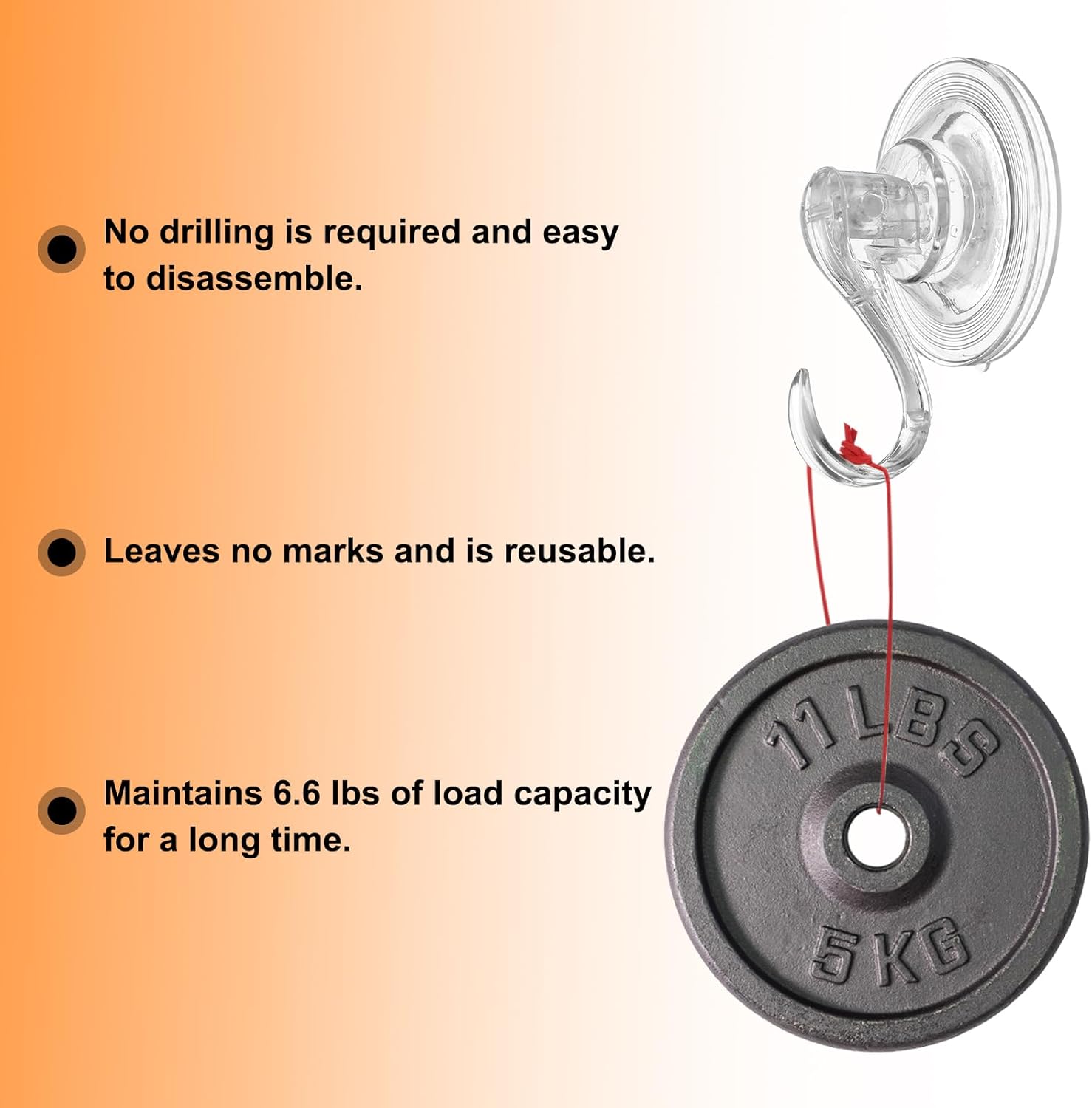 Foldable Suction Cup Hooks