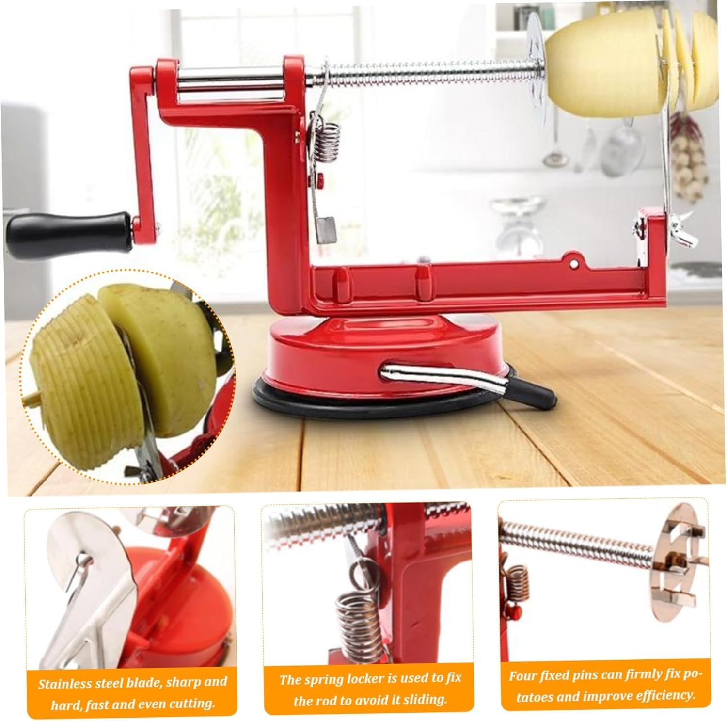Potato Spiral Cutter Machine