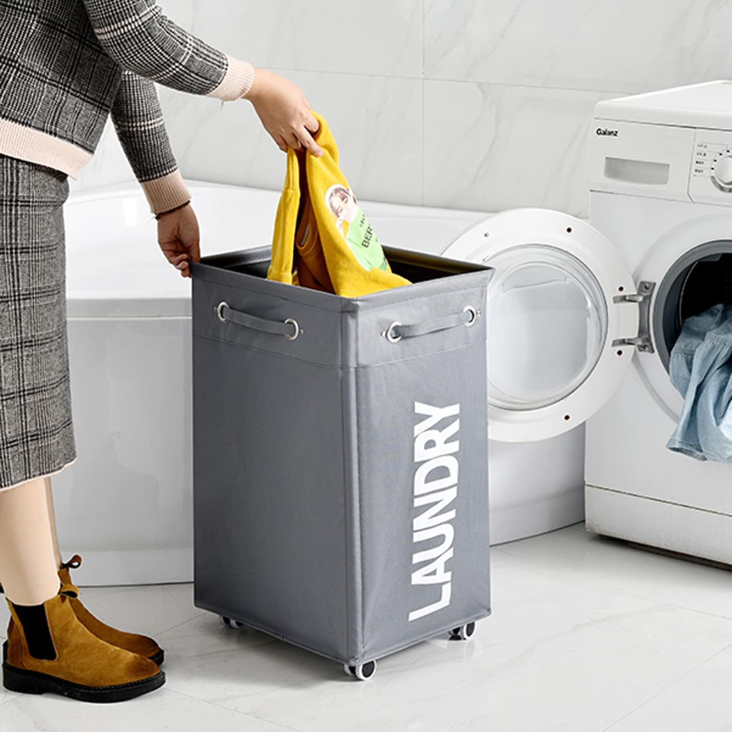 Rolling Laundry Basket