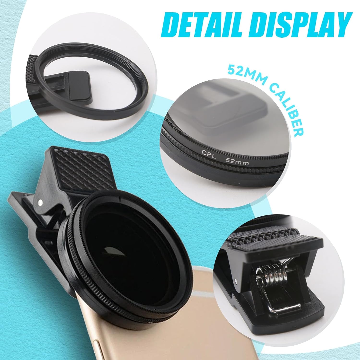 52mm Phone Polarizing Filter