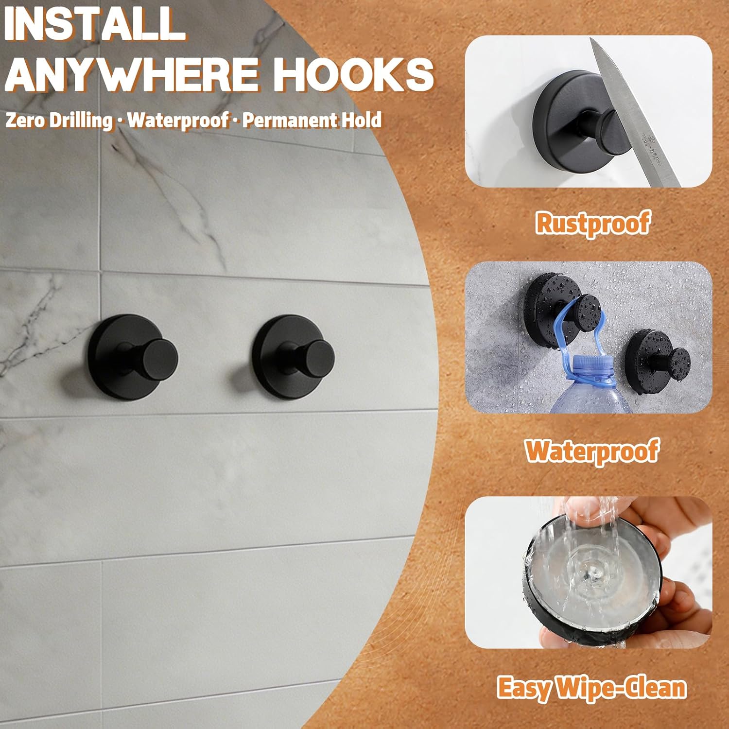 Suction Cup Hooks (2-Pack)