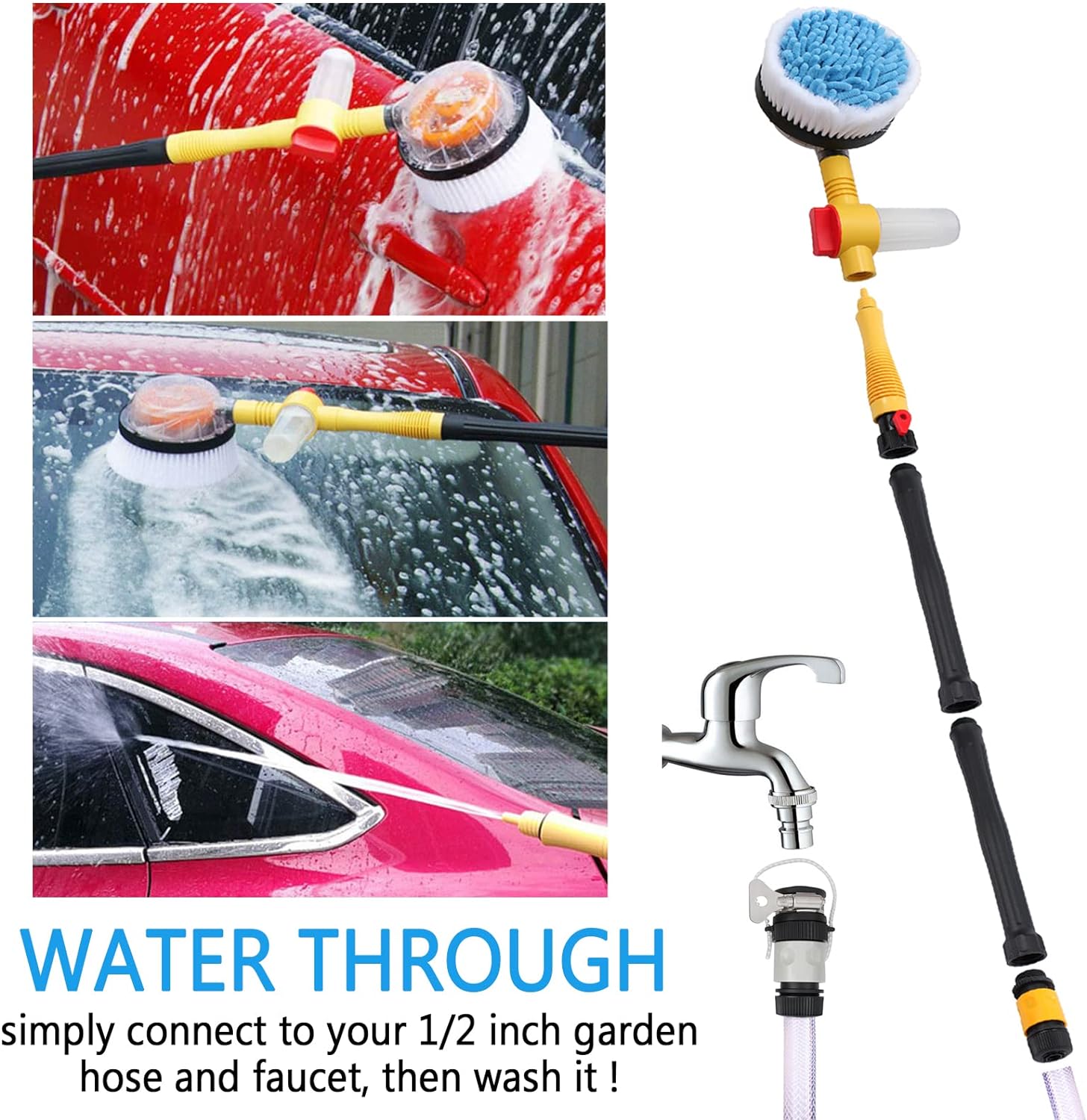 Car Wash Rotating Brush Kit
