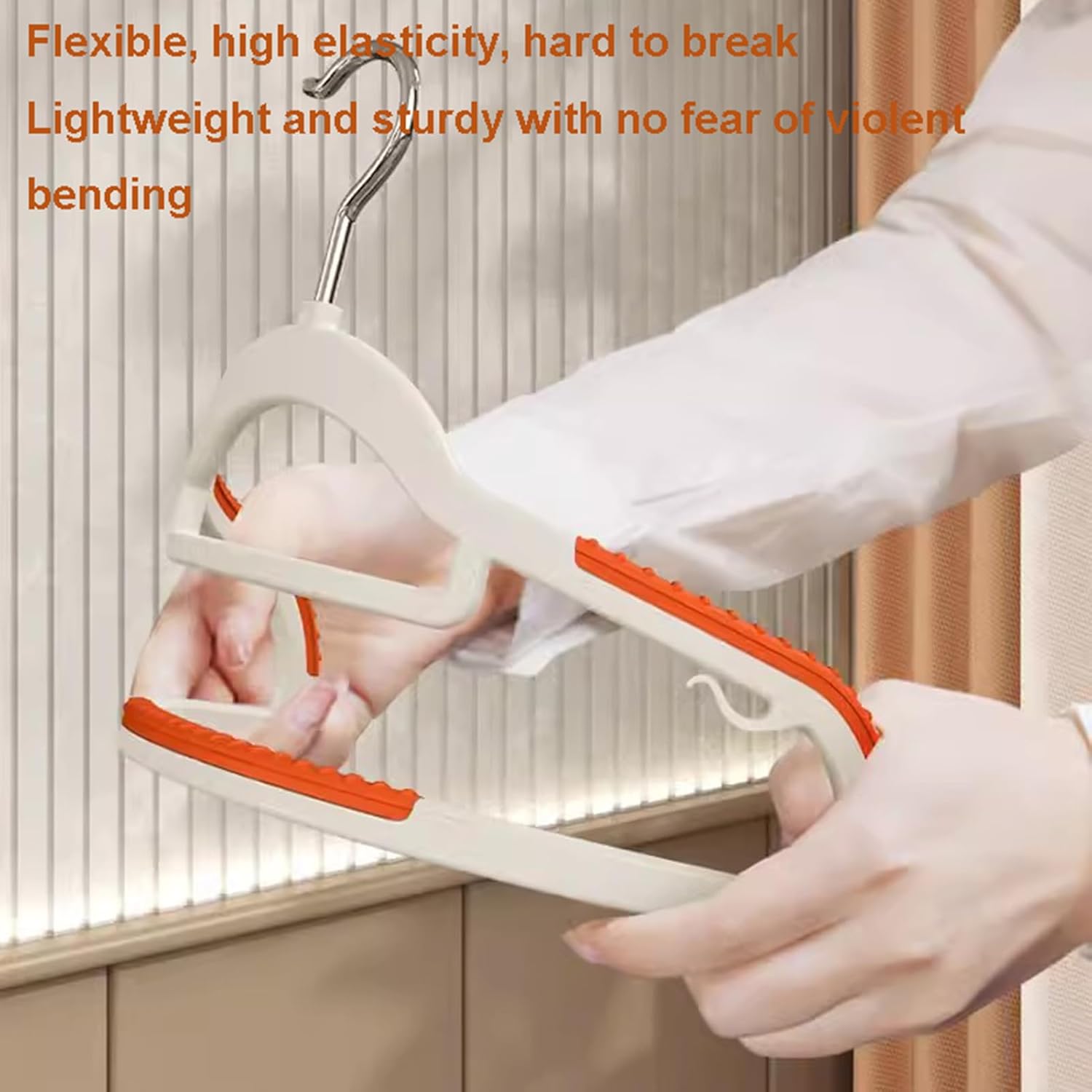 Anti-Slip Plastic Hangers (10 pcs)