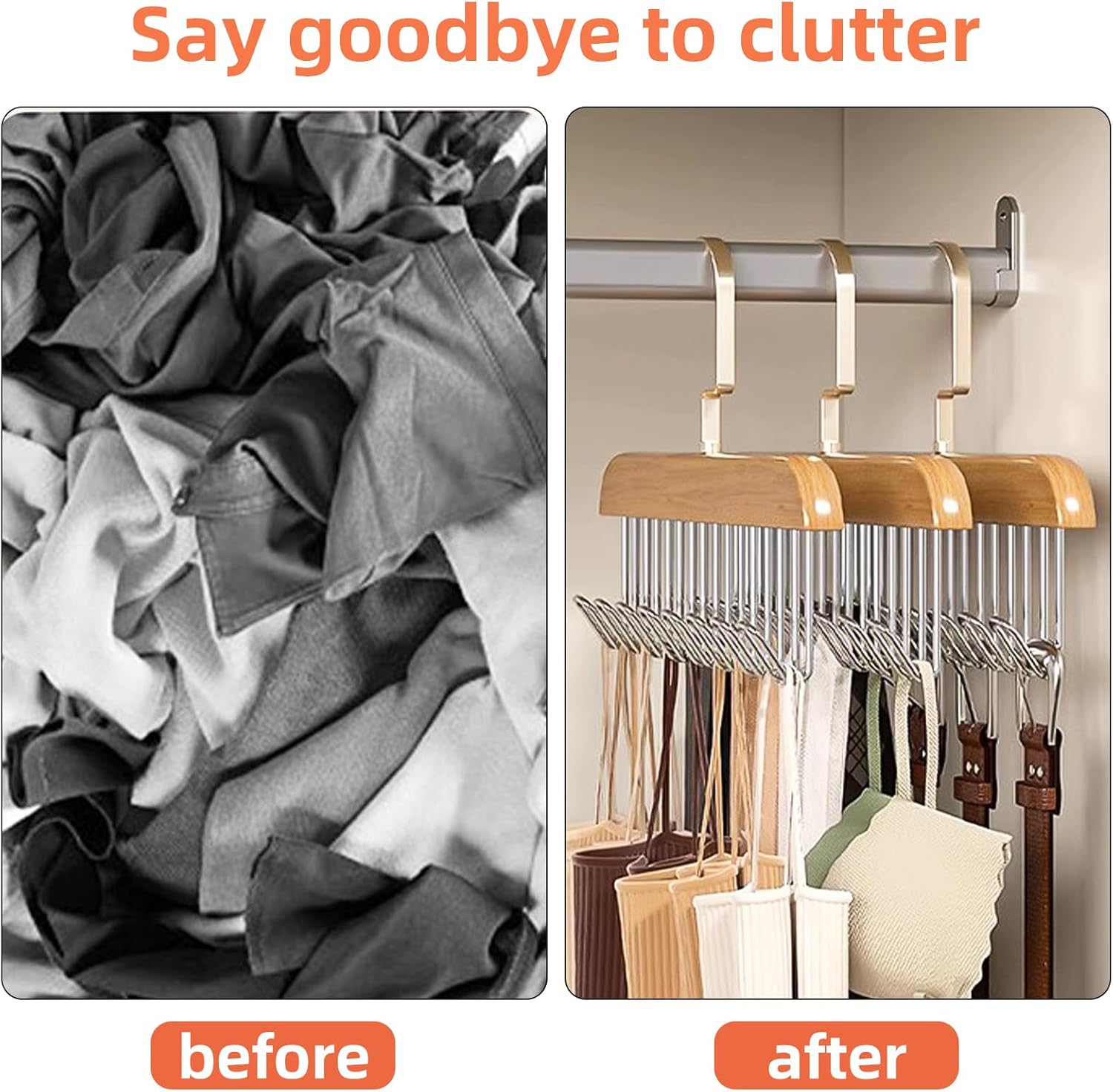 8-Hook Belt Hanger (Set of 2)