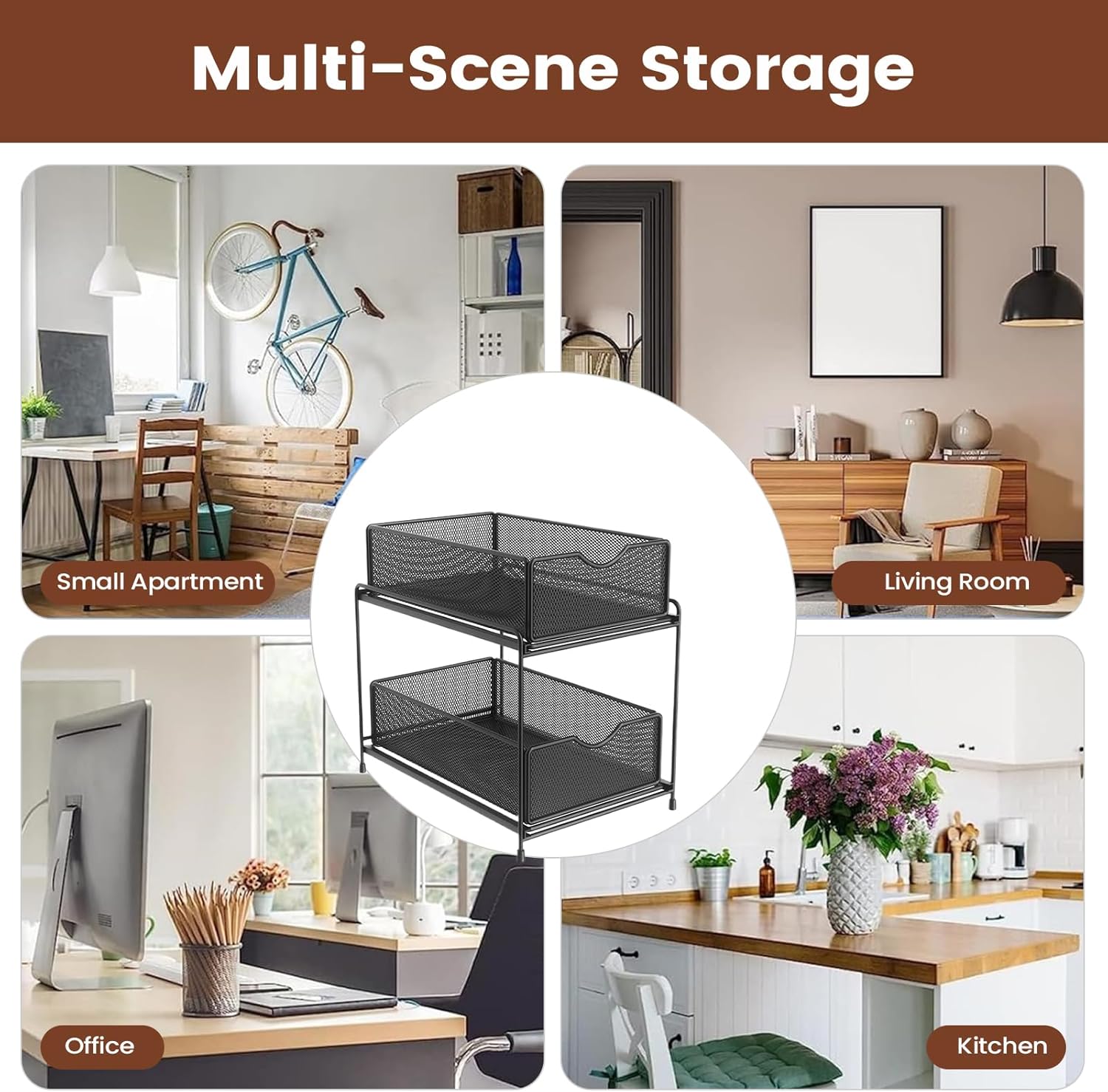 Sliding Under Sink Organizer